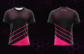 Red Hexa Lines Jersey